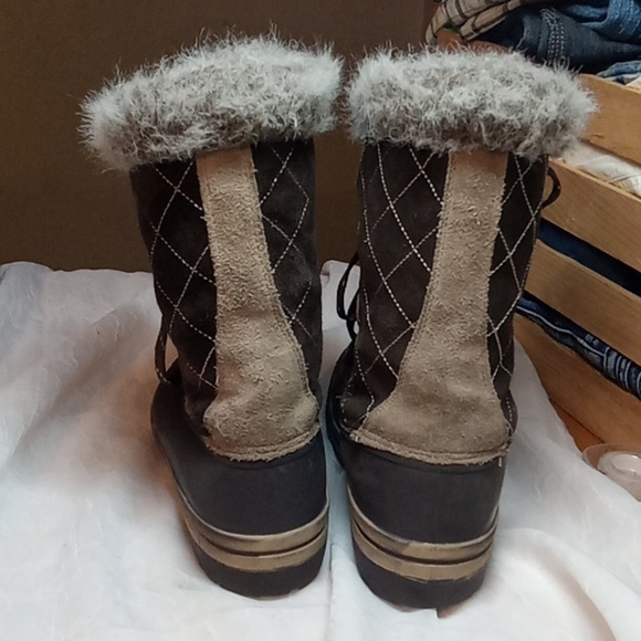 Polar edge women's fur winter boots size 8 - Picture 3 of 11